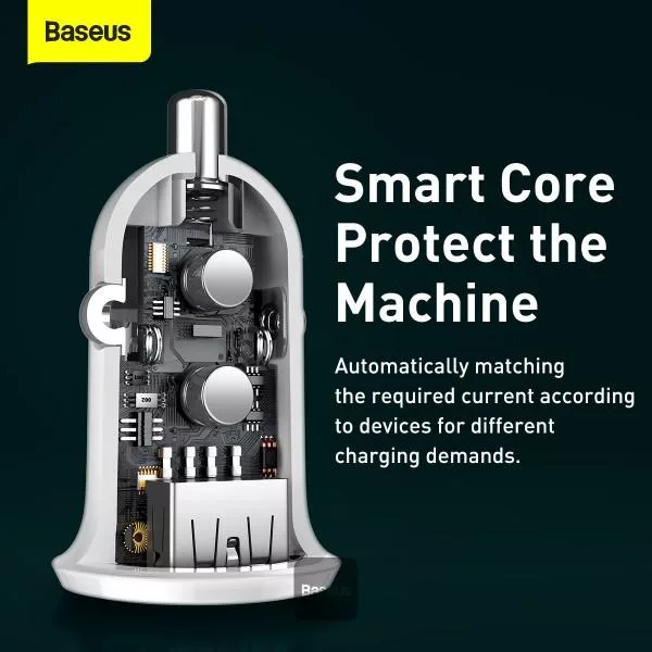 شارژر فندکی باسئوس مدل CCALLP-02