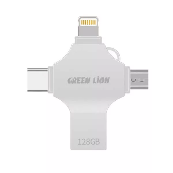 فلش مموری گرین لاین مدل FD-4 IN 1-128GB ظرفیت 128 گیگابایت