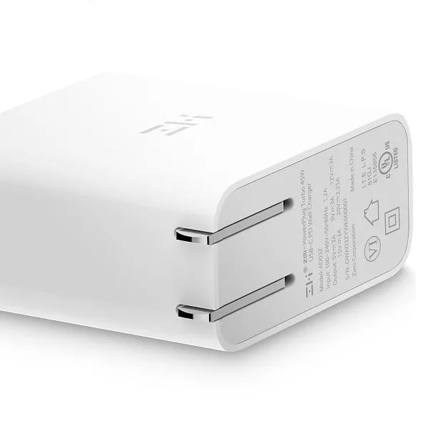 آداپتور شارژر زد ام آی مدل ha713 به همراه کابل تبدیل USB-C