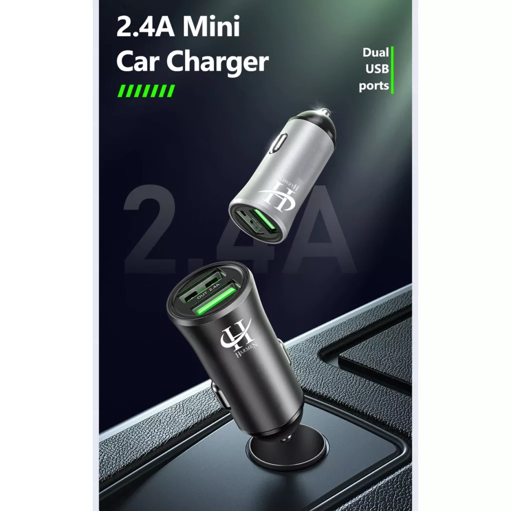 شارژر فندکی 35 وات هارمن مدل QC3USB200