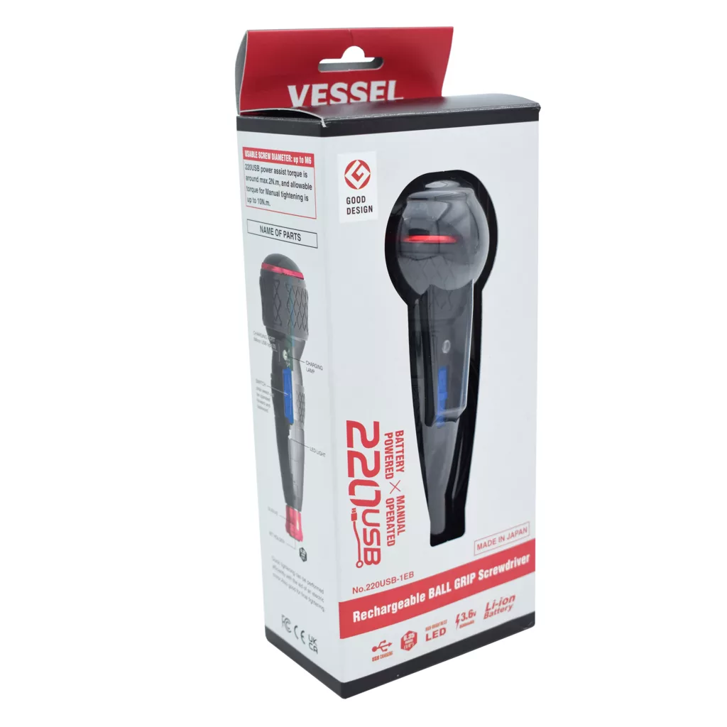 پیچ گوشتی شارژی وسل مدل No.220USB-1EB