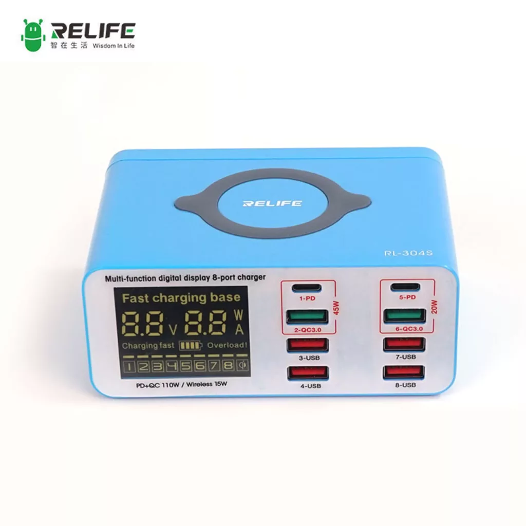 شارژر رومیزی ریلایف مدل RL_304S