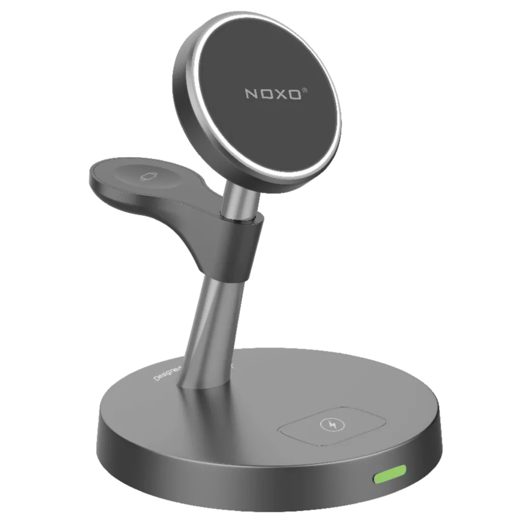 پایه نگهدارنده و شارژر بی سیم مغناطیسی نوکسو مدل WCHN-2