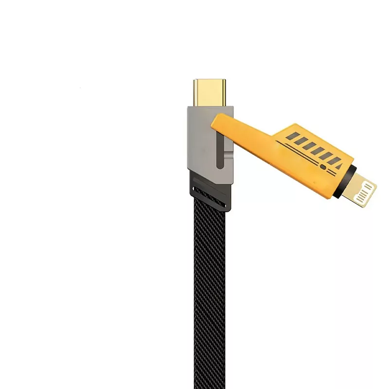 کابل تبدیل USB/USB-C به لایتنینگ/USB-C نوهان مدل NX-JJ0401 طول 1.2 متر