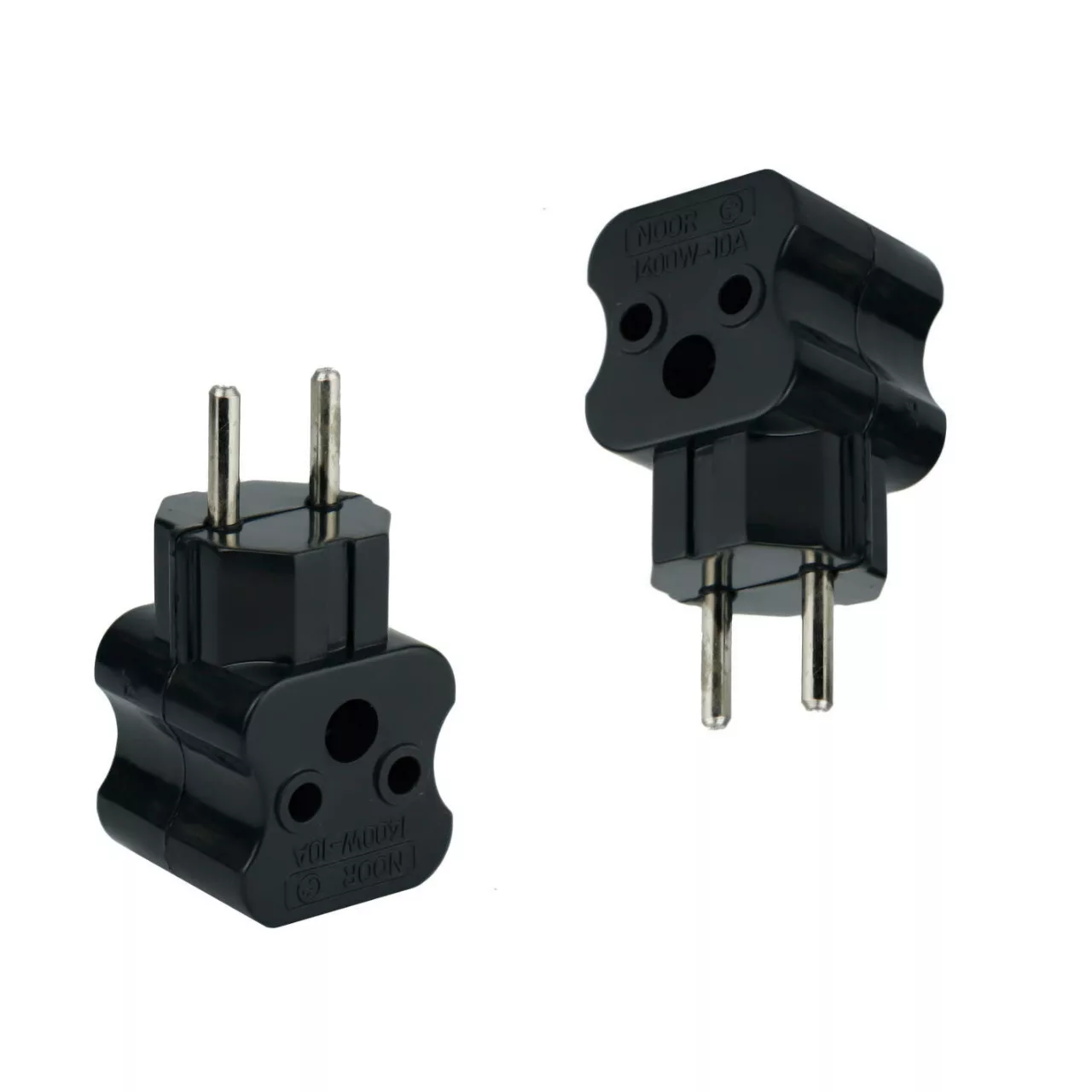 سه راهی برق نور مدل 1400W-10A بسته 2 عددی سه راهی برق نور مدل 1400W-10A بسته 2 عددی