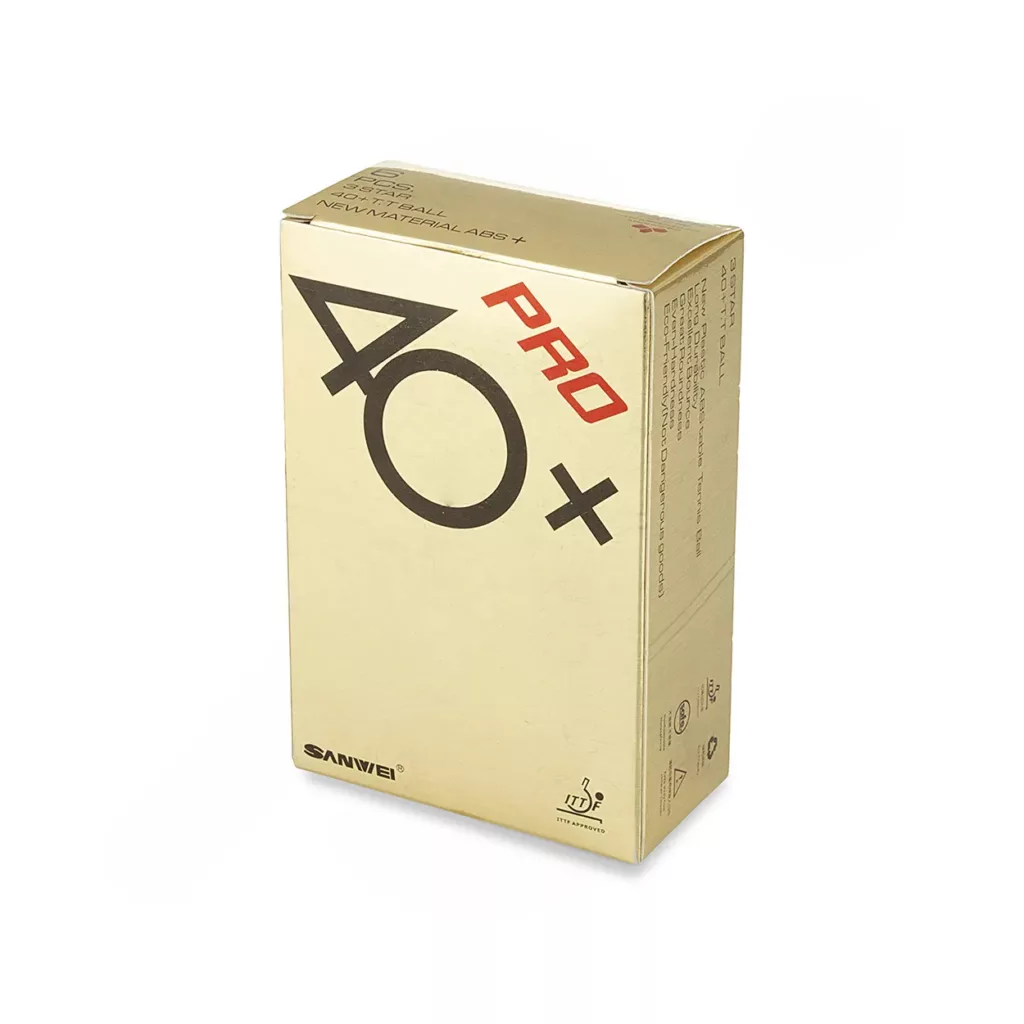 توپ پینگ پنگ مدل 3 ستاره ABS PRO 40 بسته 6 عددی