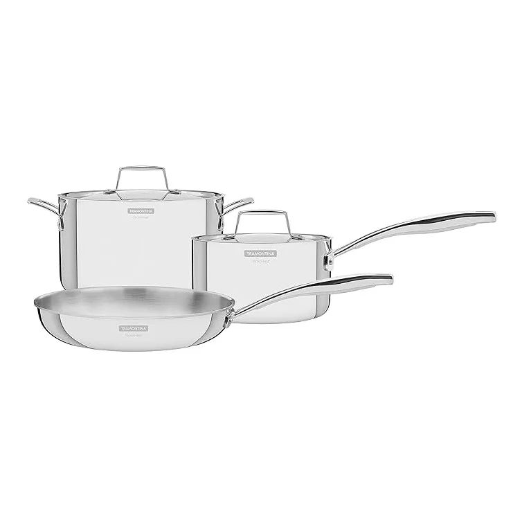 سرویس قابلمه و تابه 5 پارچه ترامونتینا مدل GRANO