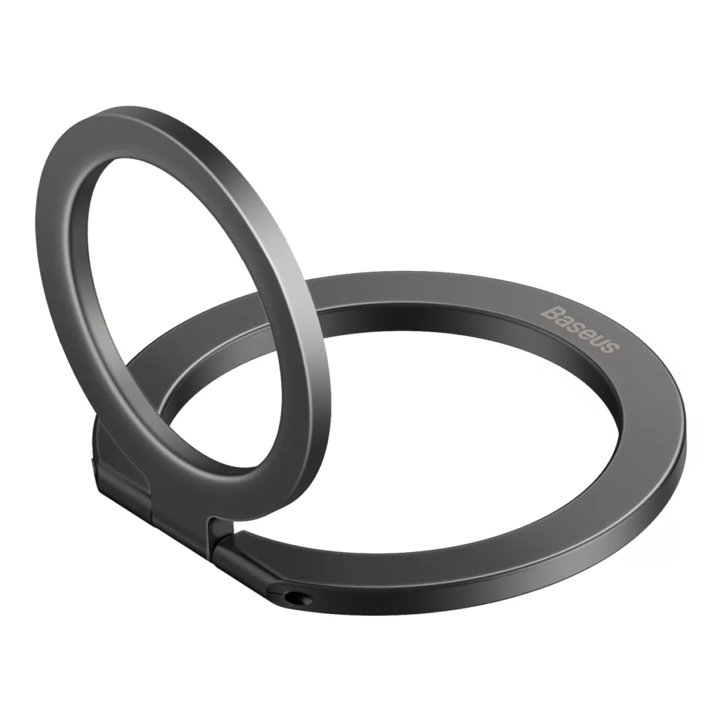 حلقه نگهدارنده گوشی موبایل بیسوس مدل  Baseus Magnetic Ring Series Metal Folding Ring Holder (Single Ring) SUCH000013