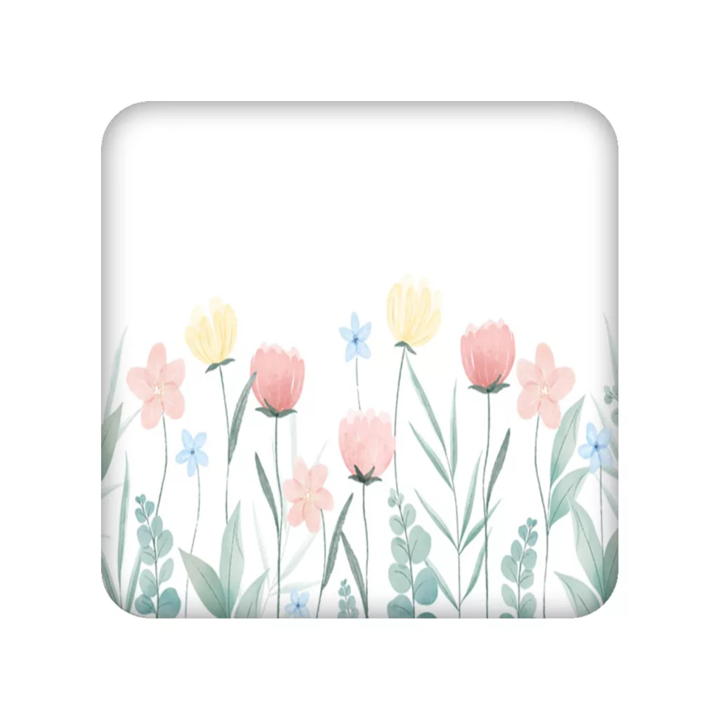 آینه جیبی مدل گل کد 1970