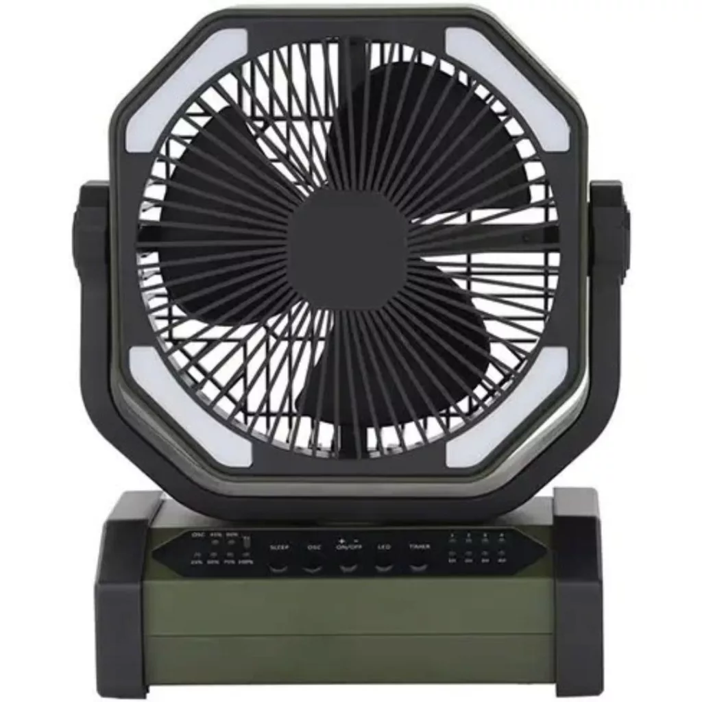 پنکه شارژی جی پاس مدل gf21220 ظرفیت 10000 میلی آمپر ساعت