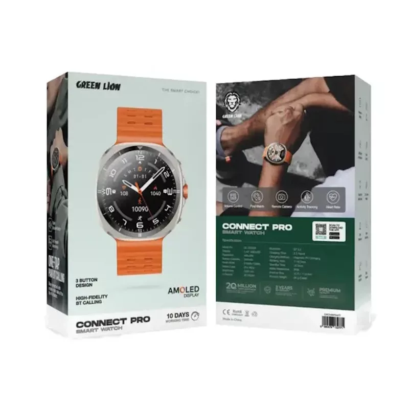 ساعت هوشمند گرین لاین 44 میلی متری مدل MDI COMFORT CONECT PRO با بند سیلیکونی