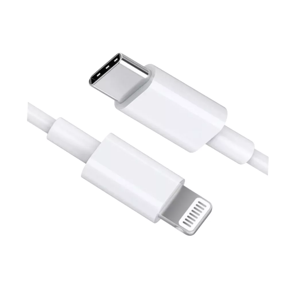 کابل تبدیل USB-C به لایتنینگ آیفون مدل A10 طول 1 متر