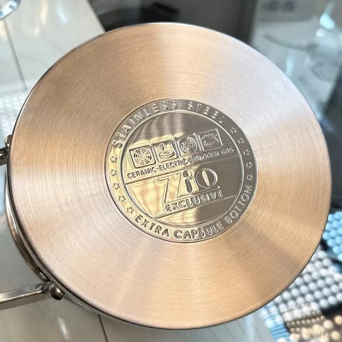 سرویس قابلمه و تابه استیل 10 پارچه بازرگانی زیو مدل ZCS-1320/5S28