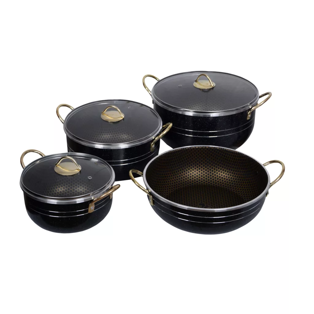 سرویس پخت و پز 7 پارچه هلنا مدل زنبوری