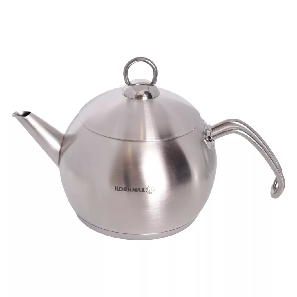 ست کتری قوری کرکماز مدل  Tombik Satin کد 03-104 گنجایش کتری 2 لیتر گنجایش قوری 1 لیتر