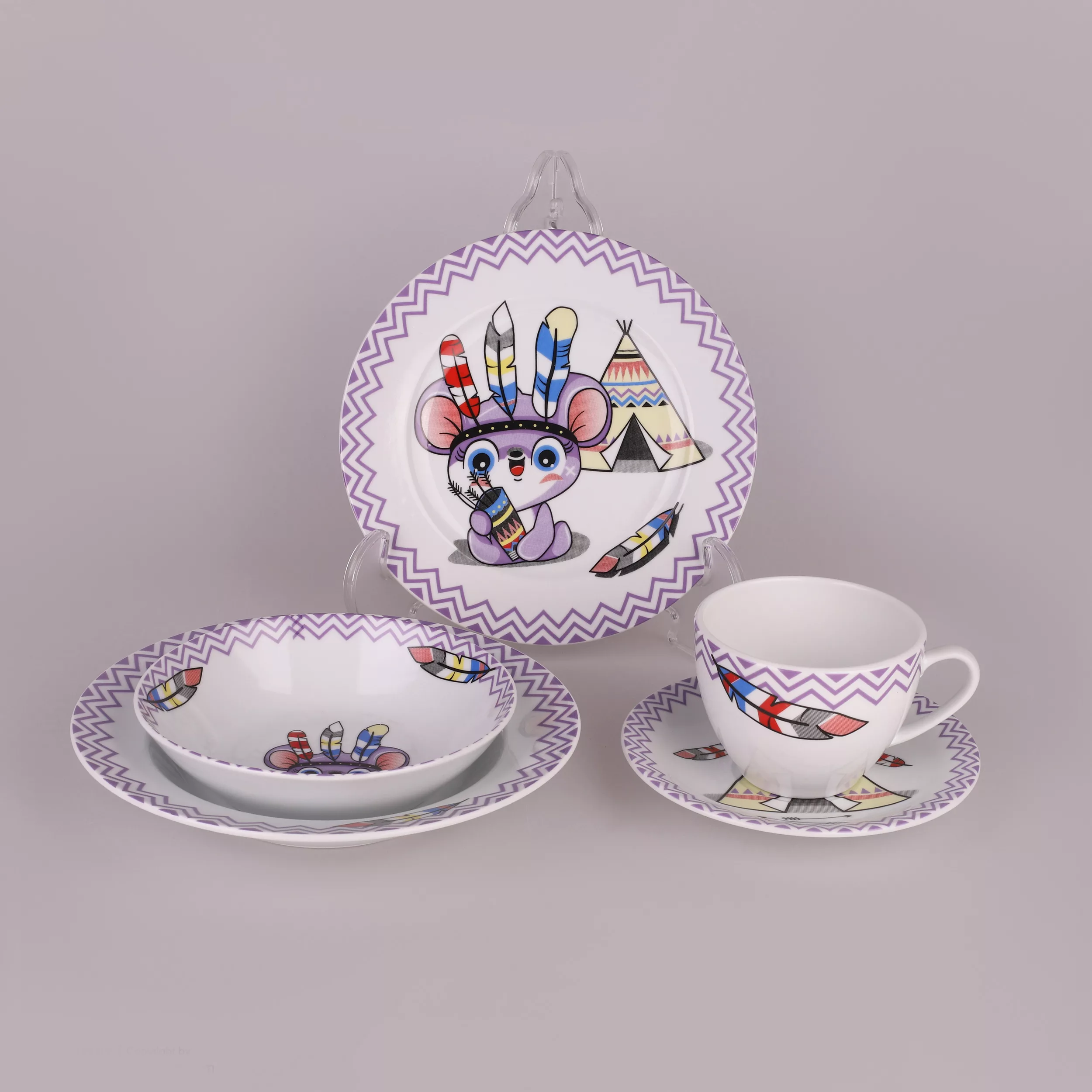 سرویس غذاخوری 5 پارچه افر مدل پیپر و پیکو ورژن 9