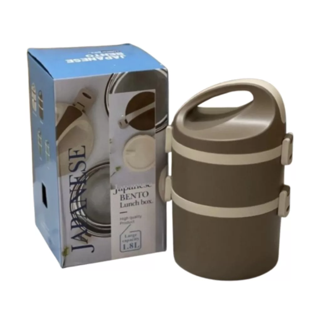 فلاسک غذا بنتو مدل 2طبقه استیل