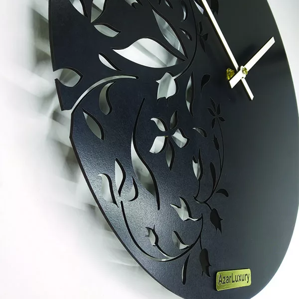 ساعت دیواری آذرلاکچری طرح کلاسیک کد wcl01