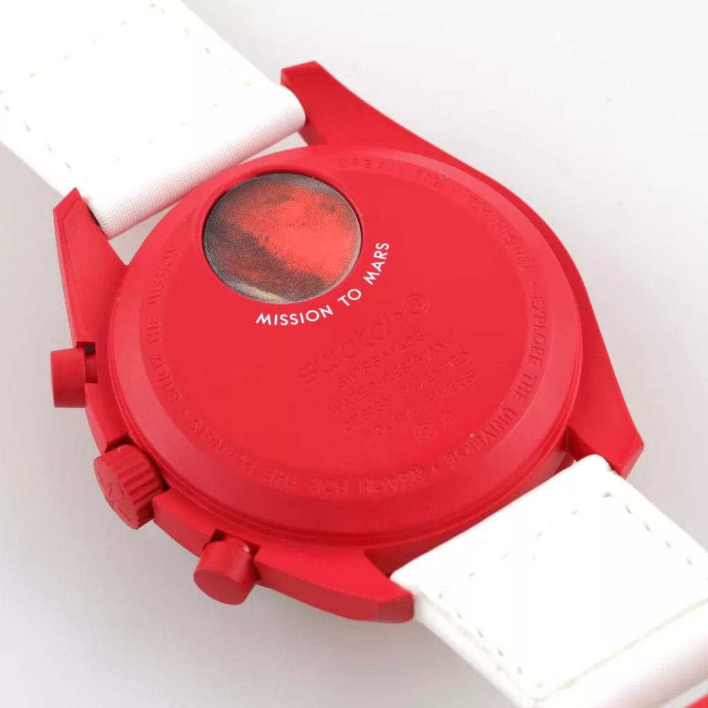 ساعت مچی عقربه‌ای کوارتز امگا سواچ مدل Mission to Mars