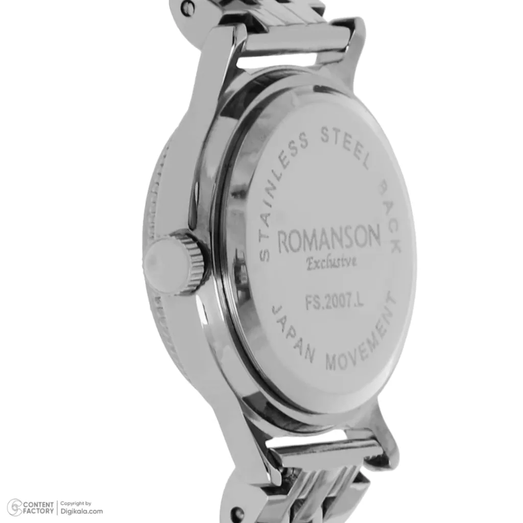 ساعت مچی عقربهای کوارتز زنانه رومانسون مدل 0011