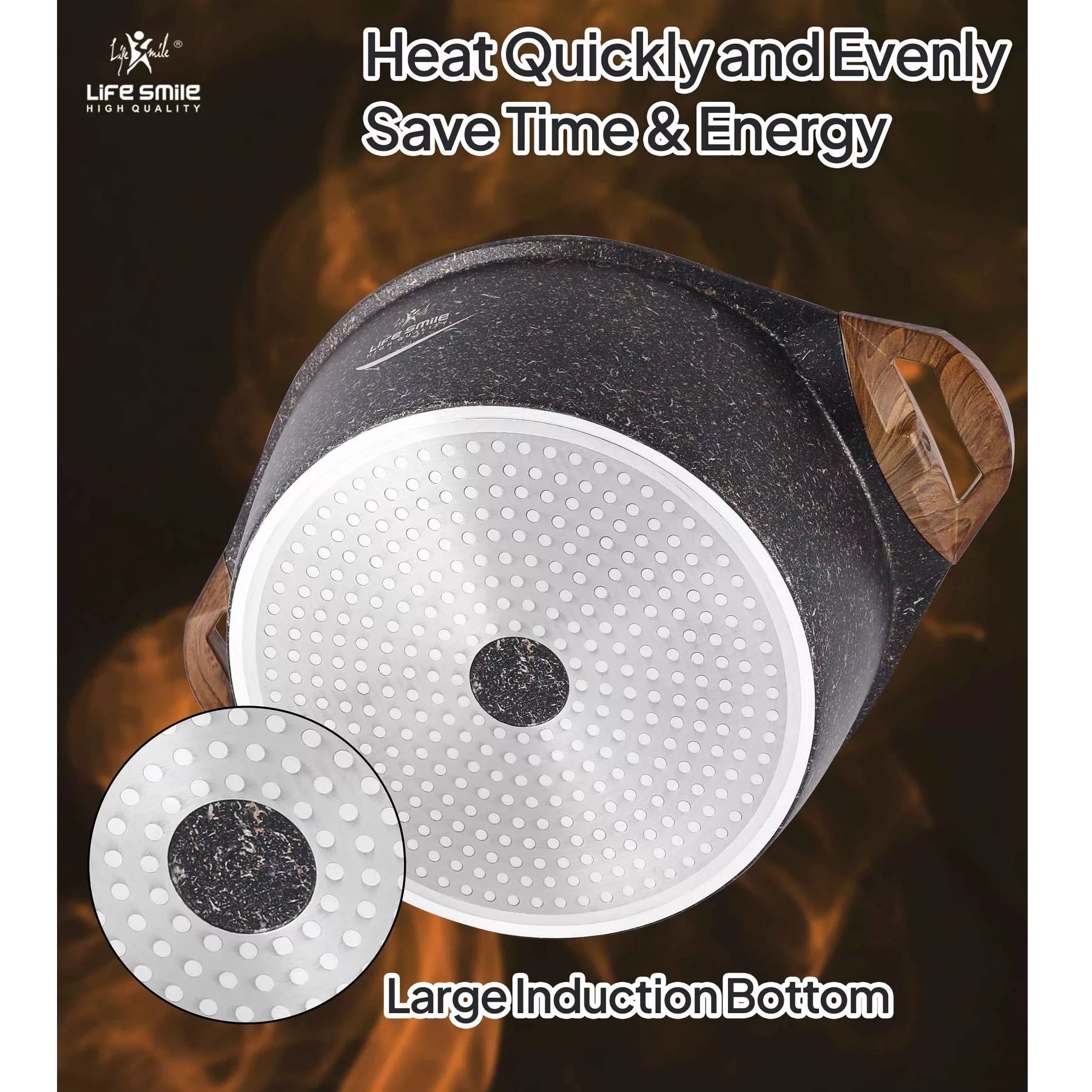 سرویس پخت و پز 10 پارچه لایف اسمایل مدل LIFEP13N-10