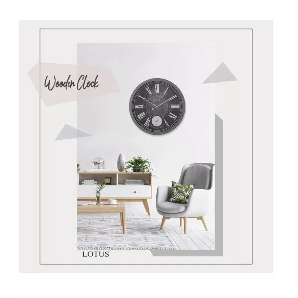 ساعت دیواری لوتوس مدل W-7737-GARDENA