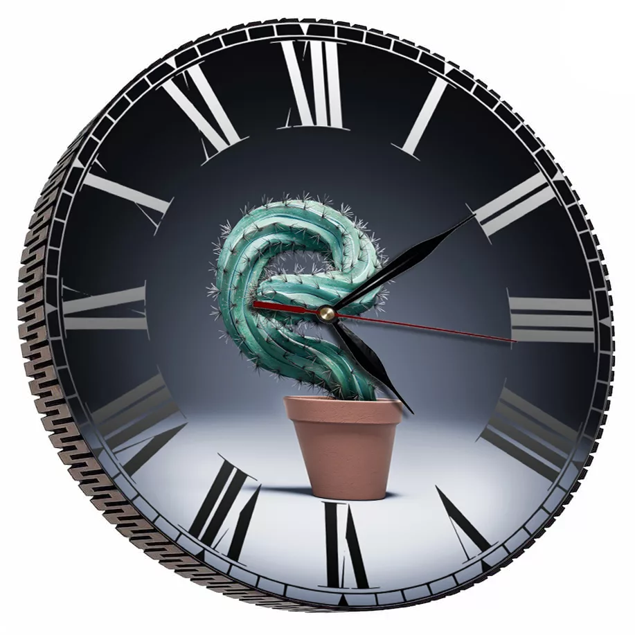 ساعت دیواری مدل کاکتوس