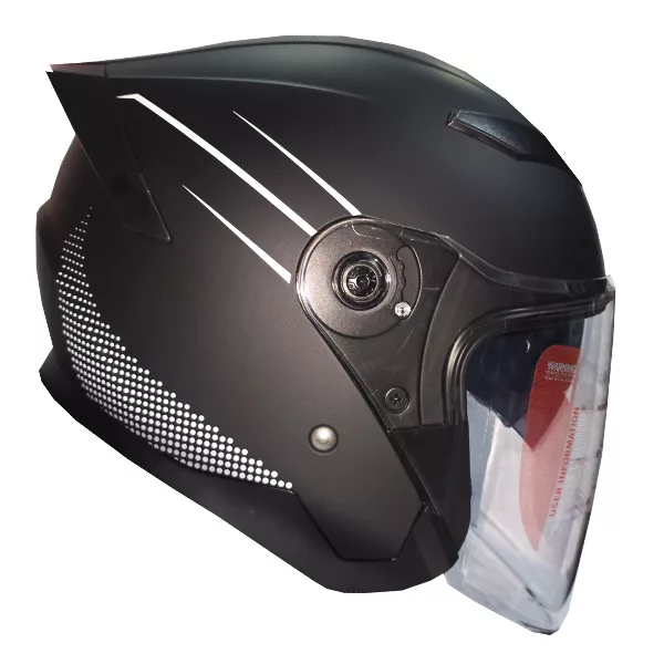 کلاه کاسکت بدون فک عینکدار مدل MSG_B