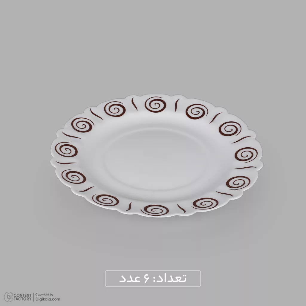 سرویس غذاخوری 25 پارچه 6 نفر مدل  اسپیرال