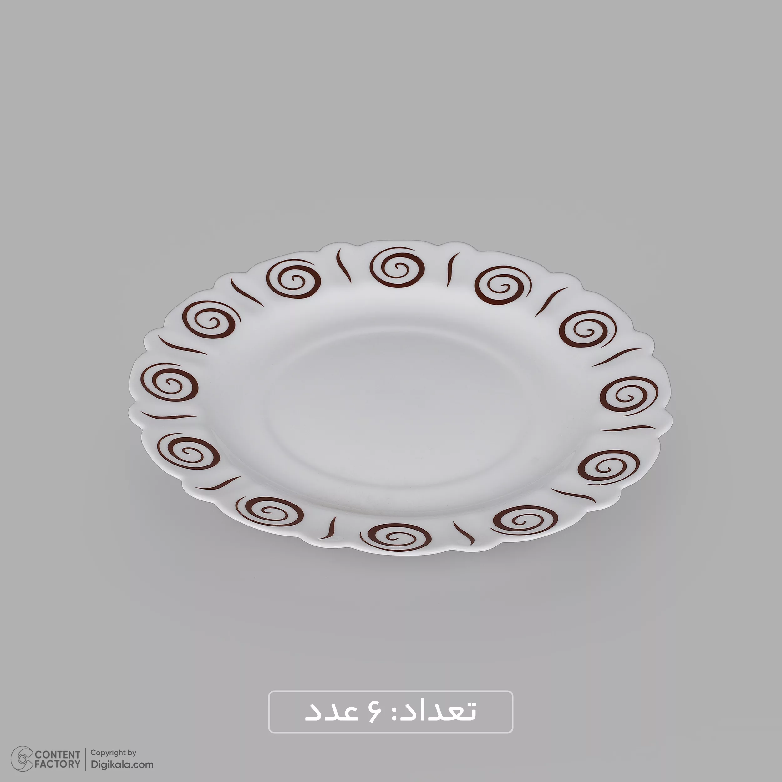 سرویس غذاخوری 25 پارچه 6 نفر مدل  اسپیرال