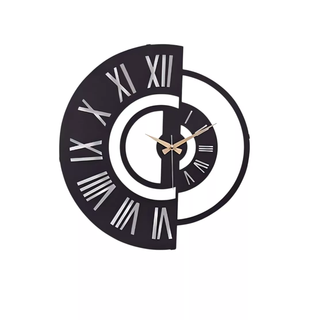 ساعت دیواری کوارتز مدل نیم دایره