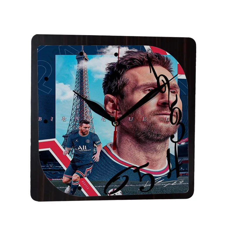 ساعت دیواری طرح لیونل مسی کد tm10