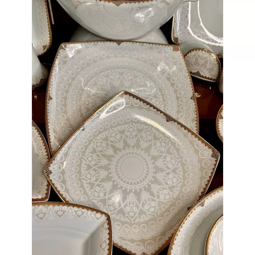 سرویس غذاخوری  30 پارچه  چینی پردیس مدل سیسیل