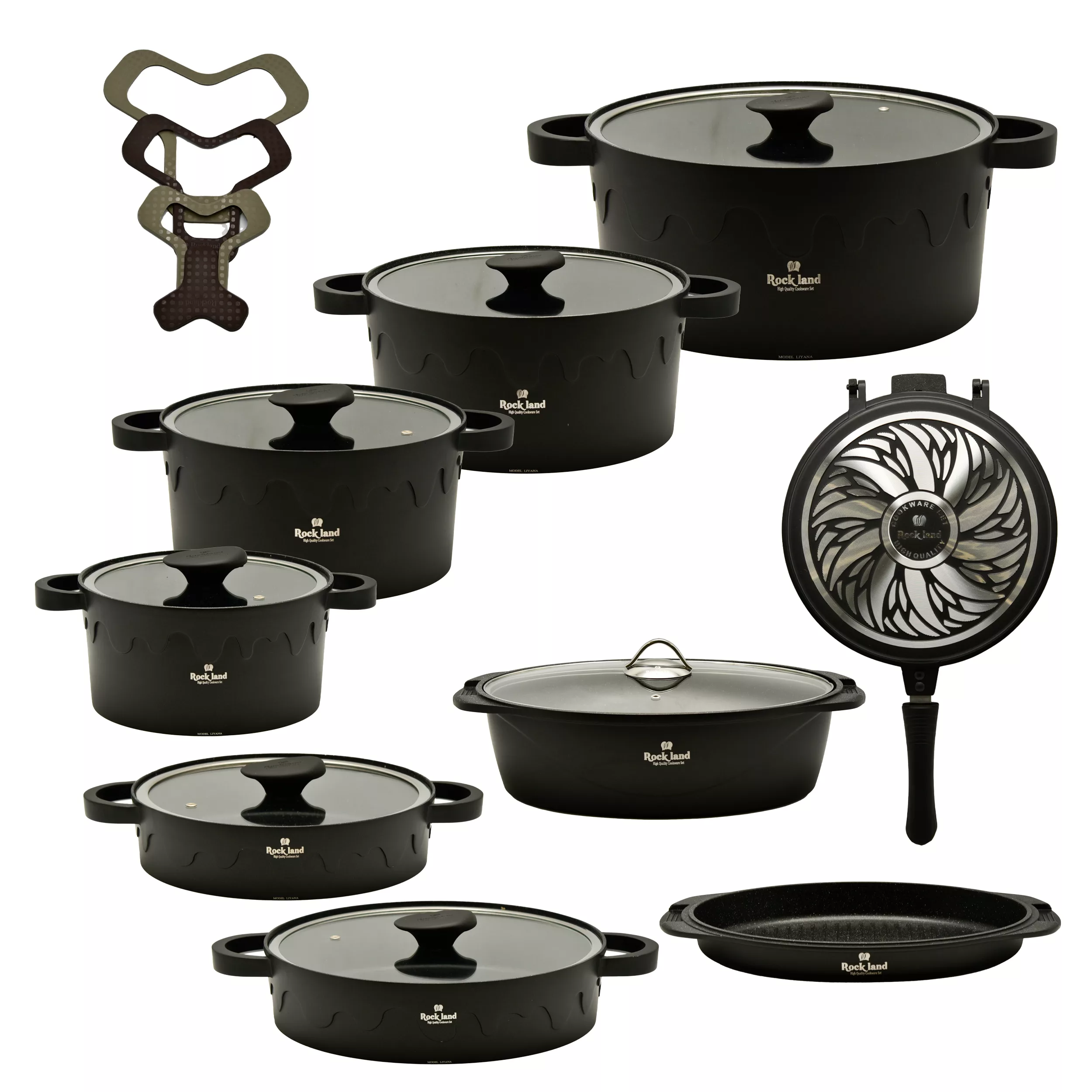 سرویس پخت و پز 21 پارچه راکلند کد 800106