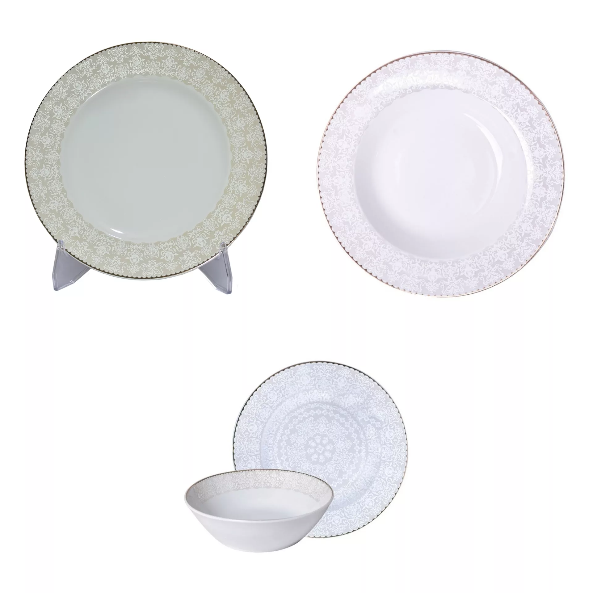 سرویس غذا خوری 4 پارچه مقصود مدل دلاریس کد 1