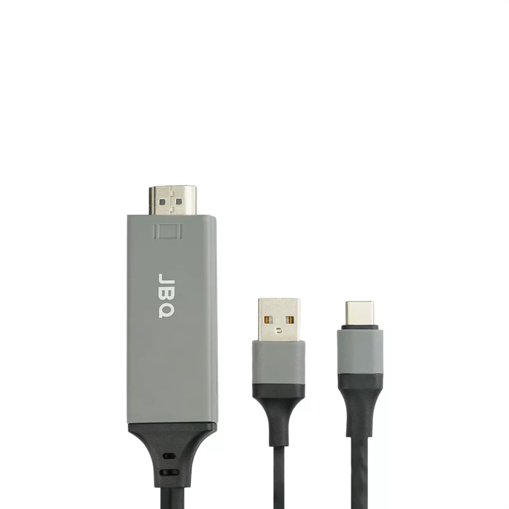 کابل تبدیل HDMI به USB-C جی بی کیو مدل MHT-T88 طول 1.80 متر