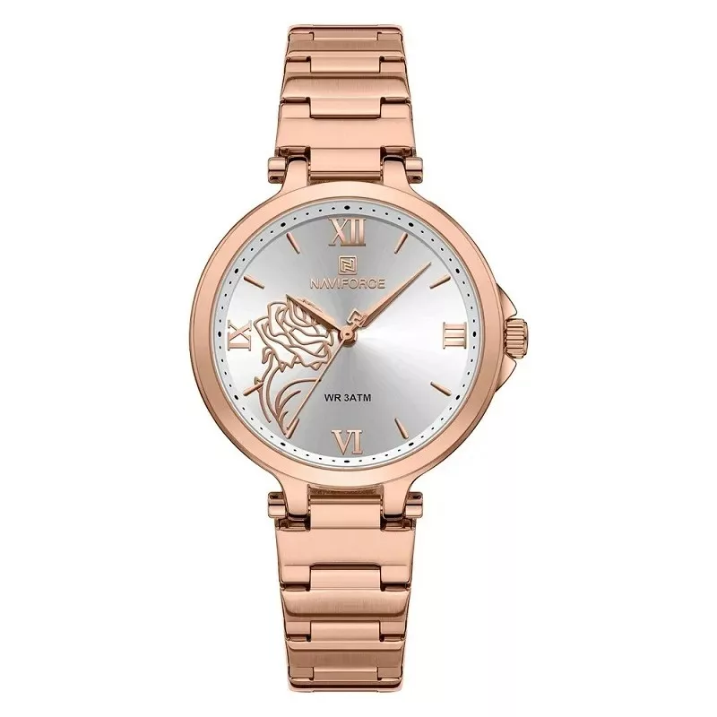 ساعت مچی عقربه‌ای کوارتز زنانه نیوی فورس مدل NF5060RGW