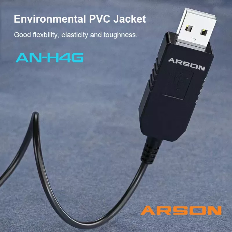 کابل تبدیل USB به DC آرسون مدل AN-H4G طول 1 متر
