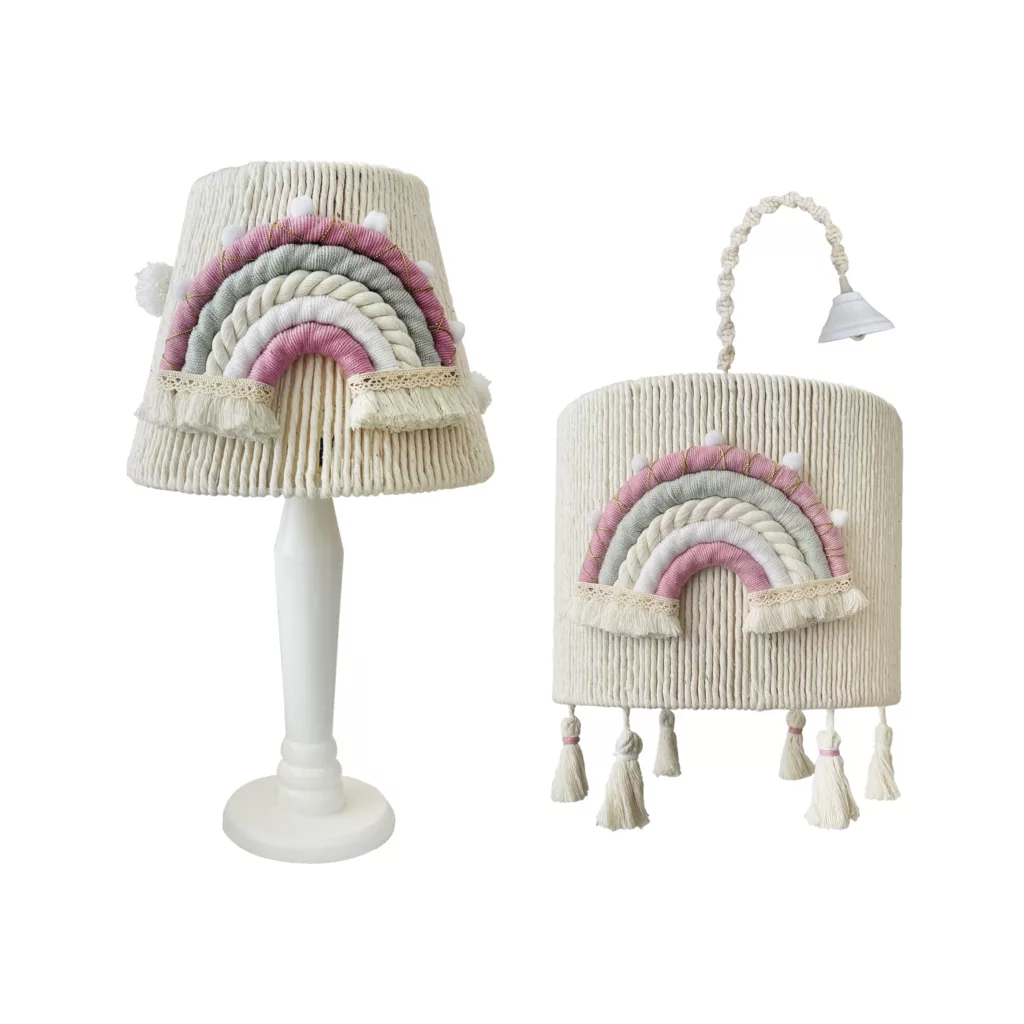 ست لوستر و آباژور کودک طرح لیزا