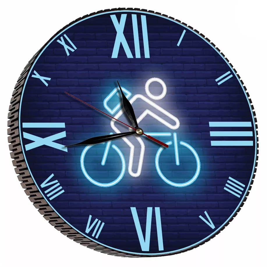 ساعت دیواری مدل دوچرخه سوار