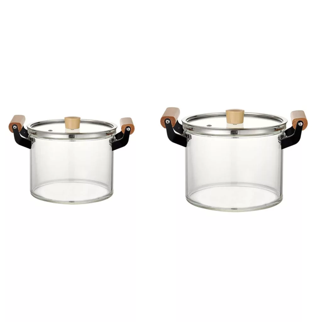 سرویس قابلمه 4 پارچه طرح شیشه ای کد NC19-NC21