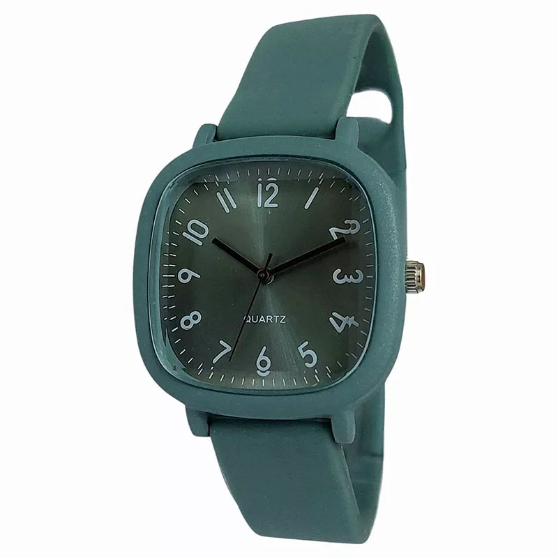 ساعت مچی عقربه‌ای کوارتز زنانه مدل بند پیو پاستیلی کد GR-1