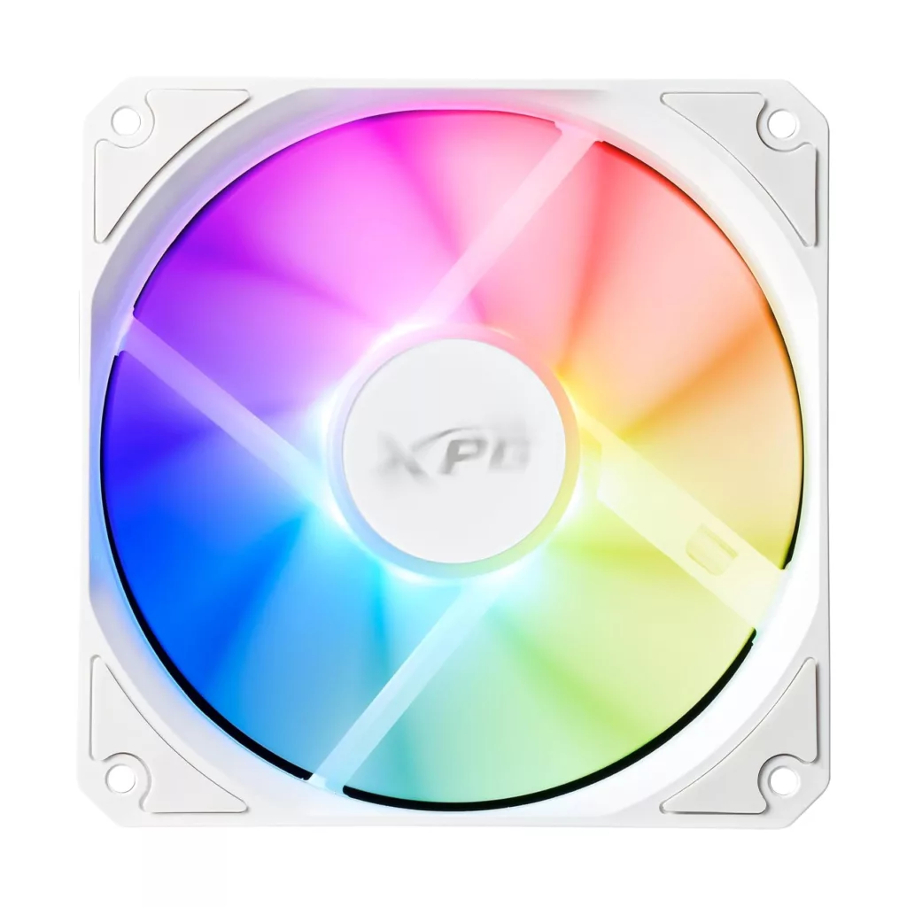 فن کیس ای دیتا ایکس پی جی مدل VENTO R 120 ARGB PWM WHITE بسته سه عددی