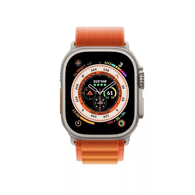 ساعت هوشمند 44 میلی متری هاینو تکو مدل BS H49 ULTRA MAX MULTI بند سیلیکون