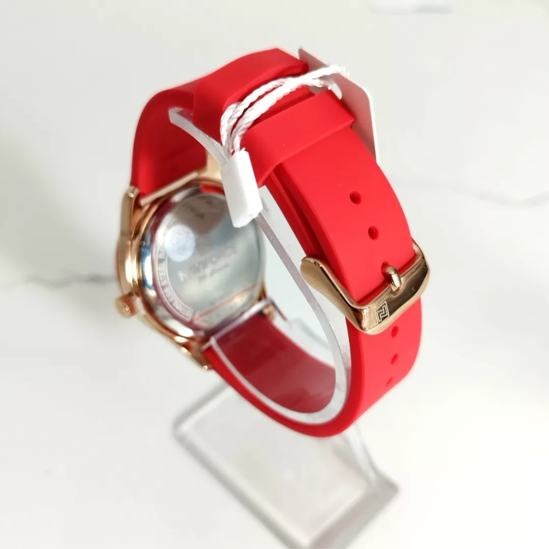 ساعت مچی عقربه ای زنانه نیوی فورس  طرح گل مدل nf5051