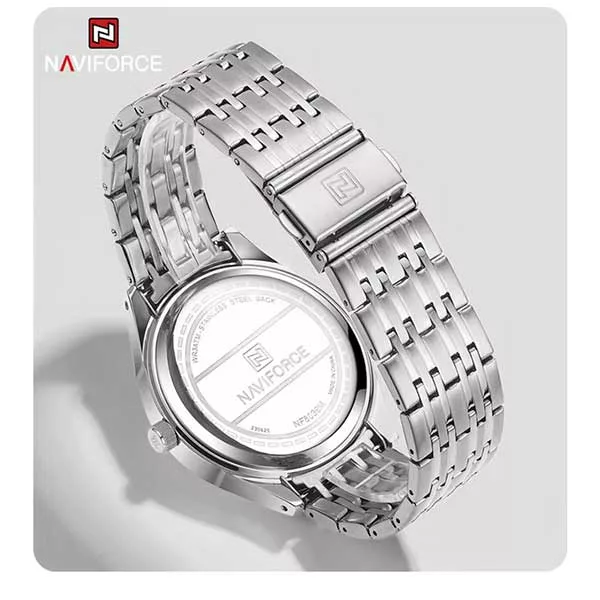 ساعت مچی عقربه ای زنانه نیوی فورس مدل NF8039L SSW