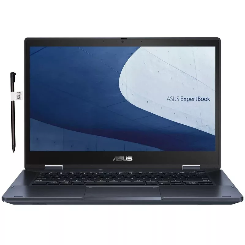 لپ تاپ 14 اینچی ایسوس مدل ExpertBook B3 Flip B3402FVA-I716512B8D-i7 1355U-16GB DDR4 3200MHz-512GB SSD-Touch-Backlit به همراه قلم