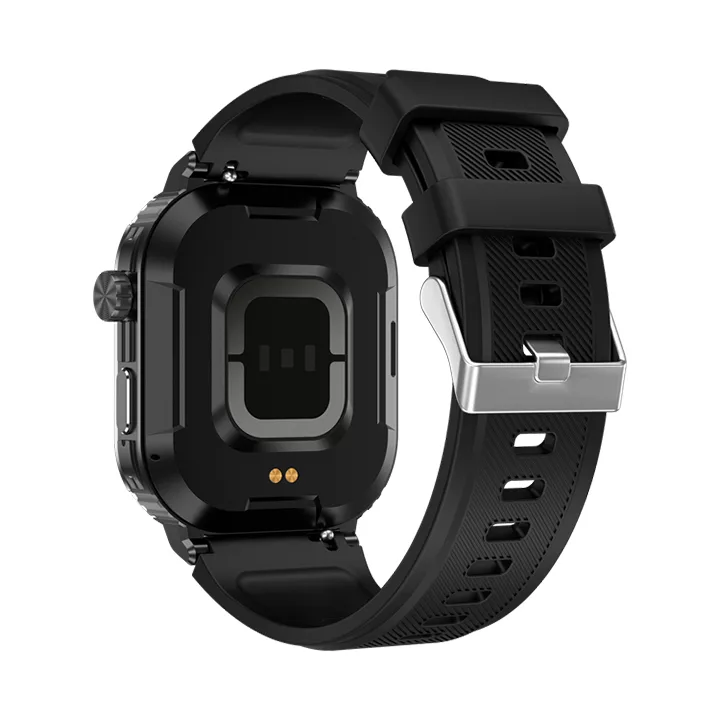 ساعت هوشمند 42 میلی متری توزو مدل CR017 با بند استیل به همراه 2 بند سیلیکون و برزنتی