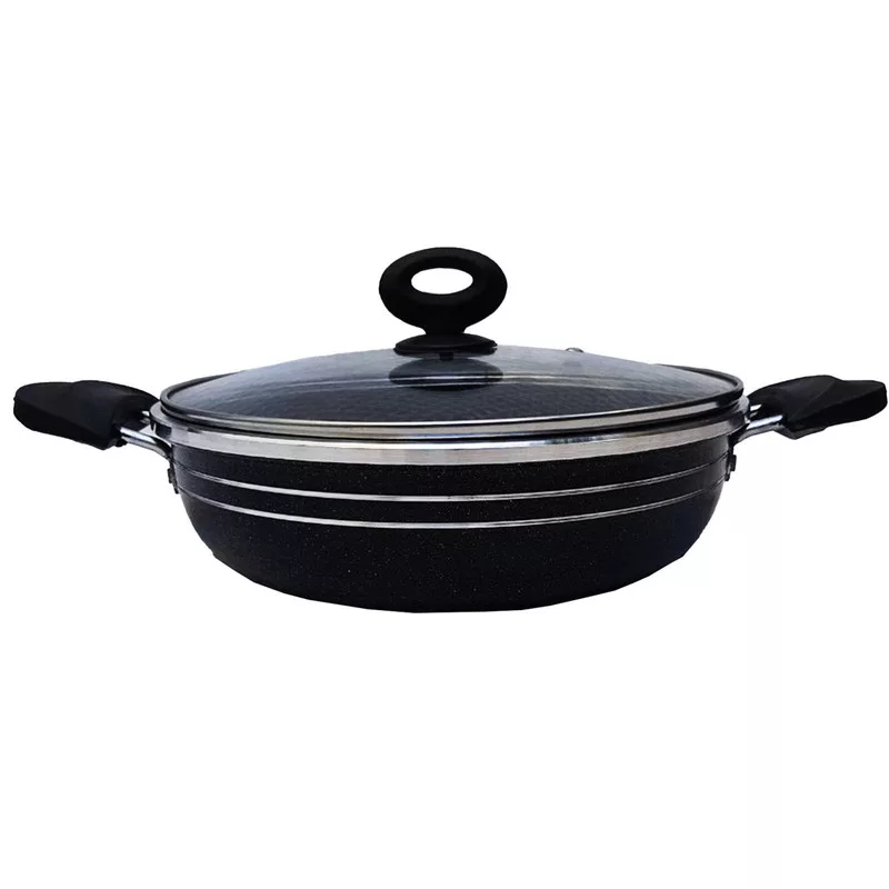 سرویس پخت و پز 14 پارچه هلنا طرح چدن مدل زنبوری