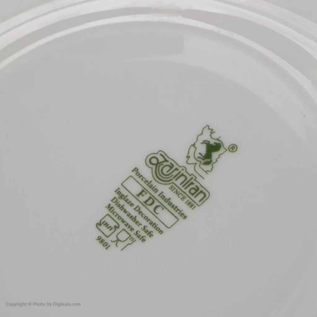 سرویس غذاخوری 28 پارچه 6 نفر چینی زرین ایران مدل ایتالیا اف نیلوانا درجه عالی